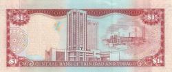 Trinidad ve Tobago, 1 Dolar (2006) P#46 ÇİL Eski Yabancı Kağıt Para