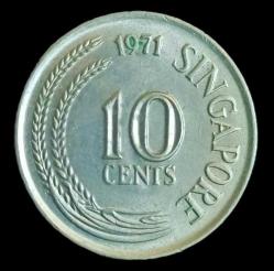 Singapur 1971 10 Cent