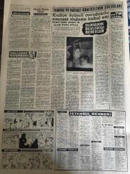 YENİ SABAH GAZETESİ 14 ŞUBAT 1960 YIL :22 SAYI :7527---Başvekil dün  beş yerde muhalefete hücum etti --O.Birgit e tecavüz eden şahıs serbest bırakıldı --İnönü ,yeni seçimler yakın diyor --Tahkikat önergeleri yarın görüşülecek --Gedikten izahat isteniyor ---Soysal ani olarak Kıbrıs a gönderildi --37 Kişilik hırsız talebeler çetesinde kızlarda varmış --Hasbi Beyin Gafı ! :Siyavuşgil --Radyo Programları ---Meçhul denizaltı serbest bırakılıyor---Uç bölgede uranyum yatakları bulundu ---Soğuk Kadınlar Cür et beklerler --Sinema yıldız namzetlerini kesmece usuliyle seçiyor --Kötü oynayan Beşiktaş Altay ı da yendi :1-0--Demirspor ,Kasımpaşa ya puan kaptırmadı :2-1--Galatasaray -H.Tepe i yendi ama  zor ..2-1--Darüşşafaka :72 ,Galatasaray :71--G.Birliği Karagümrük ü farklı mağlup etti :3-0--Beykoz ve Adalet yenildi --