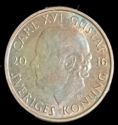 İsveç 2016 1 Kron