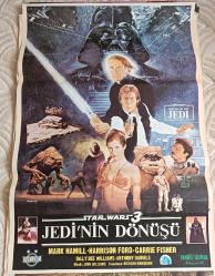 STAR WARS 3 - JEDİ'NİN DÖNÜŞÜ FİLMİNİN 1983 Orjinal AFİŞİ Yıldız Savaşları: Bölüm VI (Özgün adı: Star Wars Episode VI - Return of th