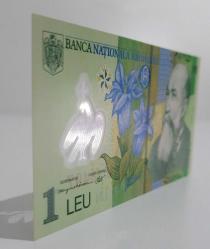 1 Rumen Leyi Romanya Bir Leu Polimer (pvc) Parası