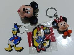 Mickey Minnie mouse Donald duck figür anahtarlık süs aksesuar nostalji tasarım dekor hediye reklam promosyon koleksiyon vintage retro set