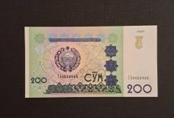 Özbekistan 200 Som 1997 ÇİL