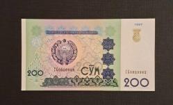 Özbekistan 200 Som 1997 ÇİL