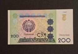 Özbekistan 200 Som 1997 ÇİL