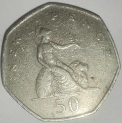 İNGİLTERE 1969  50 PENCE