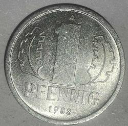 ALMANYA  1982   1 PFENNIG