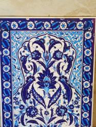 78-MUHTEŞEM GÜZELLİKDE EL İŞİ SERAMİK ÜZERİNE ÇİNİ PANO