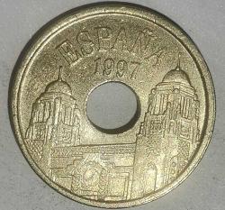 İSPANYA  1997    25 PESETA