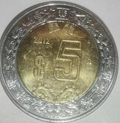 MEKSİKA 2012  5 PESO