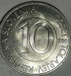 SLOVENYA  2001  10  TOLARYEV