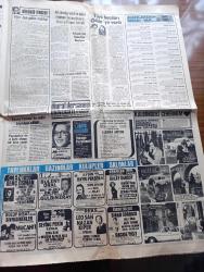 Günaydın Gazetesi - 14 Aralık 1973 - Bu Ne Pahalılık - Kocası Vedat Dalokay Belediye Başkanı Olduktan Sonra İlk Defa Ankara Hal'ine Giden Ayça Dalokay Fiyatları Şaştı Kaldı Fotoğraf - Yalancı Şahitliğin Sonu - Türk Hacıları Cidde'de - İstanbul Beyoğlu Kadıköy Sineması Programı - Jim Maykıl Kırmızı Lekeler - Tarihte Bugün Merzifonlu'nun Belgrad'da İdamı - Çin Falı - TRT Tv'de Gördüklerimiz - Kıymet Unutma Son Türküyü Söylerken - Turgut Boralı Ve Suna Keskin Ağustos Böceği Adlı Oyunun Bir Sahnesinde Fotoğraf - Adana Yeni Belediye Başkanı Ege Bagatur Bana Midesiyle Bağlı Olanlara Güle Güle Dedi - Fatih'in Fedaisi Kara Murat Yazan Rahmi Muratoğlu Çizen Abdullah Turhan - Kalbimdeki Cehennem Foto Roman - Fenerbahçe Beşiktaş Maçı Öncesi Didi'nin Açıklaması - Büyük Ralli 5 Kıtada Otomobil Yarışı Çizgi Roman - Pola Bana Söz Ver Çizgi Roman - On Milyon Lira Değerindeki Futbolcu Sandro Mazzola - BBC Muhammed Ali Clay'e Uluslararası Spor Ödülü Verdi - Vakko Kravatları