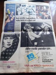 Günaydın Gazetesi - 14 Aralık 1973 - Bu Ne Pahalılık - Kocası Vedat Dalokay Belediye Başkanı Olduktan Sonra İlk Defa Ankara Hal'ine Giden Ayça Dalokay Fiyatları Şaştı Kaldı Fotoğraf - Yalancı Şahitliğin Sonu - Türk Hacıları Cidde'de - İstanbul Beyoğlu Kadıköy Sineması Programı - Jim Maykıl Kırmızı Lekeler - Tarihte Bugün Merzifonlu'nun Belgrad'da İdamı - Çin Falı - TRT Tv'de Gördüklerimiz - Kıymet Unutma Son Türküyü Söylerken - Turgut Boralı Ve Suna Keskin Ağustos Böceği Adlı Oyunun Bir Sahnesinde Fotoğraf - Adana Yeni Belediye Başkanı Ege Bagatur Bana Midesiyle Bağlı Olanlara Güle Güle Dedi - Fatih'in Fedaisi Kara Murat Yazan Rahmi Muratoğlu Çizen Abdullah Turhan - Kalbimdeki Cehennem Foto Roman - Fenerbahçe Beşiktaş Maçı Öncesi Didi'nin Açıklaması - Büyük Ralli 5 Kıtada Otomobil Yarışı Çizgi Roman - Pola Bana Söz Ver Çizgi Roman - On Milyon Lira Değerindeki Futbolcu Sandro Mazzola - BBC Muhammed Ali Clay'e Uluslararası Spor Ödülü Verdi - Vakko Kravatları