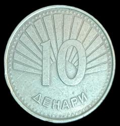 Makedonya 2008 10 Dinar