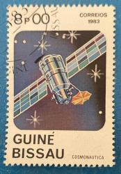 Gine-Bissau Pulu - Gine-Bissaua Stamp - Postadan Geçmiş Pul Filateli - Damgalı - Uzay Uydusu Temalı Pul , 8 PARA - YABANCI PULLAR-NOSTALJİK DOĞUM GÜNÜ HEDİYESİ