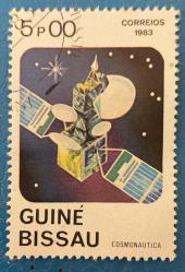 Gine-Bissau Pulu - Gine-Bissaua Stamp - Postadan Geçmiş Pul Filateli - Damgalı - Uzay Uydusu Temalı Pul , 5 PARA - YABANCI PULLAR-NOSTALJİK DOĞUM GÜNÜ HEDİYESİ