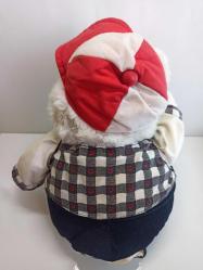 Ayı Teddy Beyzbol Toplu Şapkalı Peluş Oyuncak 45 cm
