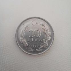 Türkiye / 10 Lira / 1984 - Lütfen açıklamayı okuyunuz*