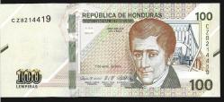 ** HONDURAS ( 100 * LEMPİRAS ) 2022 - ÇİL