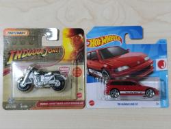 Matchbox indiana Jones motor ve Hot wheels 90 Honda Civic mini metal model araba set koleksiyon - Nostalji Vitrini 888