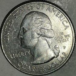 AMERİKA 2015 P    ÇEYREK DOLAR  25 CENT   BLUE RIDGE PARKWAY
