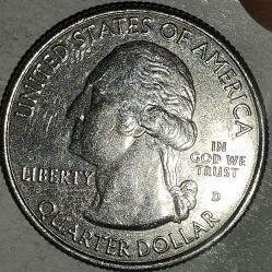 AMERİKA 2015 D    ÇEYREK DOLAR  25 CENT  BLUE RIDGE PARKWAY