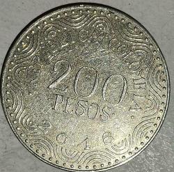 KOLOMBİYA 2016  200 PESOS