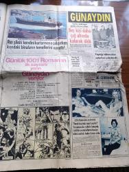 Günaydın Foto Haber 1 Gazetesi - 2 Şubat 1974 - 2 Kişinin Hayatına Mal Olan Deprem Yüzünden İzmirliler Geceyi Sokaklarda Geçirdi Fotoğraf - Tarihi Saat Kulesinin Kubbesi Yıkıldı - İzmir Belediye Başkanı İhsan Alyanak Yaralı Taşıdı - Depremin İki Kurbanı Mehmet Medita Ertan - Enkaz Parçaları Mercedes'i Yamyassı Etti - Olimpia Night Club - Foliberjer Night Club - Sevilen Sanatçı Chopin Frederic - Büyükdere Reks Gazinosu - Türkan Fulya - Eşlerin Beraber Yıkanması Enerji Tasarrufu Sağlar Fotoğraf - Fatih'in Fedaisi Kara Murat Yazan Rahmi Muratoğlu Çizen Abdullah Turhan - Kalbimdeki Cehennem Foto Roman - Vefa Lisesi'nin İki Güreşçisi Necmi Doğan Ve Ata Karataş İstanbul Şampiyonu Oldu - Ceza Atışı Sırasında Kurallara Aykırı Baraj Yapan Takımın Kaptanı Oyundan Atılacak - Club Kennedy - Ayhan Özgün - Petrol Körfezinin İncileri Röportaj Erdoğan Arıpınar Fotoğraflar Gündüz Serdengeçti - Pay Mağazaları Fiyat Listesi