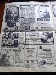 Hürriyet Gazetesi - 28 Nisan 1974 - Sahte Telgraf İle Affa Madde Eklendi - Necmettin Erbakan Faysal'dan Yardım İstedi - Türkiye Ünlülerin Uğrak Yeri Oldu - James Bond Tabanca İle Değil 3 Gülle Geldi - Ünlü Yıldız Sophia Loren Antalya Yerine İstanbul'a Geliyor - Sophia Loren Zeki Müren'i  Çok Sevdi Fotoğraf -  Gazeteciler Cemiyeti Basın Özgürlüğü Bir Bütündür - Koç Ve Eczacıbaşı Başbakan Bülent Ecevit İle Görüştüler - Cüneyt Arkın Başrolde Kin Filmi - Hayko - Sadri Alışık - Fikret Hakan - Türkiye İş Bankası Kültür Yayınları Sunar Aşık Veysel - Muazzez Abacı Bebek Maksimde - Ayten Alpman - Göksel Arsoy - Ateş Böcekleri - Gönül Yazar Çakıl Gazinosunda - Emel Sayın Bebek Belediyesinde - Istırap Başrolde Aytaç Arman Ve Necla Nazır - Antrenör Didi Fenerbahçe Şampiyon Olursa Alacağı 150 Bin Liralık Primi Futbolculara Dağıtacak - Galatasaray S.O.S. veriyor - Fenerbahçe Beşiktaş Dana'nın Kuyruğu Kopacak Mı - Tatlı Oturum Eşfak Aykaç Bahar Erdeniz Ve Nilüfer Koçyiğit