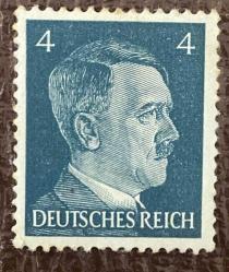 Almanya Pulu - Germany Stamp - Postadan Geçmiş Pul Filateli - ADOLF HITLER TEMALI PUL , 4 PARA - YABANCI PULLAR, NOSTALJİK DOĞUM GÜNÜ HEDİYESİ