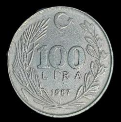 1987 100 Lira Büyük 11g