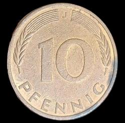 Almanya 1988 J 10 Pfennig