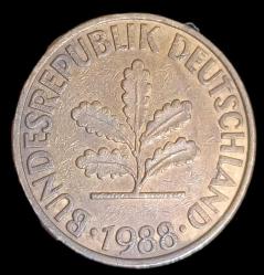 Almanya 1988 J 10 Pfennig