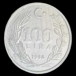 1988 100 Lira 11g büyük