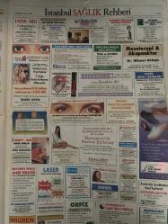 SABAH İSTANBUL GAZETESİ AVRUPA YAKASI GAZETESİ - 24 Eylül 1998 -ayça Genç-Güllücan güvercin-Ayşe Baştımar-Meryem Çakır-Leyla umar-Erdal Bilallar-Selami Öztürk-Akmerkez Etiler-İbrahim sarı-Prosmed-faks‘tan-nostalji Dolmabahçe-İkitelli‘den köprü-bana gelen şikayetler-başkanların dikkatine-İstanbul sağlık rehberi-küçükçekmece Yeşilova mahallesi-Zeytinburnu Davutpaşa caddesi-Maltepe cevizli mahallesi-kontakt lens-Laser uzman doktor-İsveç Ayak sağlığı merkezi-bakırköy psikolojik danışma merkezi-muazzez abacı-Leyla umar-güneri Civaoğlu-tüyap-Gökdil-Emmanuil Kefaloyannis-Katerina Gracela