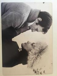 Sine-poster (A4 ebadında lamine kaplı) / F. Fabian & J.L. Trintignant - Ma Nuit Chez Maud - Maud'da Geçen Gece - 1969