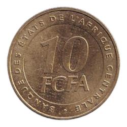 Orta Afrika 10 Frank 2006 ÇİL