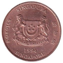 Singapur 1 Cent 1994 ÇİL