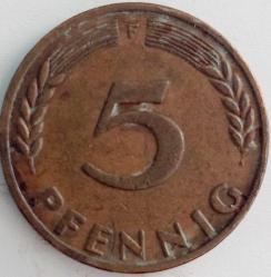 ALMANYA 5 Fenik, 1950 ÇÇT 