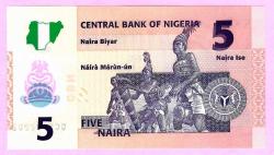 NİJERYA NIGERIA 5 Naira, 2024 p38 UNC ÇİL