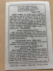 20 NİSAN 2002 - TAKVİM YAPRAĞI - DOĞUM GÜNÜ HEDİYESİ - BÜYÜK SAATLİ MAARİF TAKVİMİ - SÜLEYMAN DEDE - HZ.MUHAMMED'İN DOĞUMU - MÜMTAZ ARIKAN - GÜNEŞ BOĞA BURCUNDA - SİTTE-İ SEVR'İN BAŞLANGICI - BOĞA BURCUNDA DOĞANLAR
