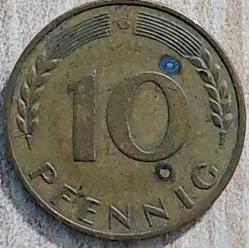 ALMANYA 10 Fenik, 1969 ÇÇT 