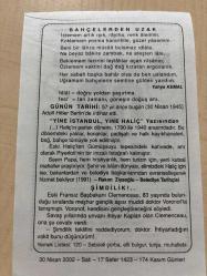 30 NİSAN 2002 - TAKVİM YAPRAĞI - DOĞUM GÜNÜ HEDİYESİ - BÜYÜK SAATLİ MAARİF TAKVİMİ - NAMIK KEMAL - YAHYA KEMAL - ADOLF HİTLER İNTİHAR ETTİ - RAKIM ZİYAOĞLU - ŞİMDİLİK ADLI YAZI