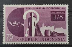 Efemera - Endonezya 1961 1. Endonezya Nüfus Sayımı, MNH - kitantik - kitaLog
