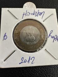 Efemera - HİNDİSTAN  2012 10 RUPİ - kitantik - kitaLog