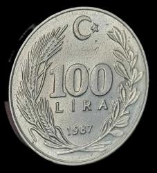 1987 100 Lira Çil Büyük 11g