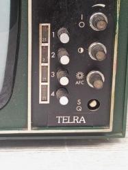 Eskilerden Küçük TELRA Siyah Beyaz Televizyon