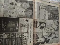 SABAH İSTANBUL GAZETESİ - 11 Aralık 1998- Hava durumu-Erdal Bilallar-Sarı sayfalar-İstanbulda bugün yer alan firmalar-Eczaneler-Sarı sayfalar-İstanbulda kültür ve sanat-Önemli telefonlar- Seda çorman- Nimet abla- baymak-erdal Çetin- Atilla'nın- Güler kaygusuz-mukadder korkmaz-suna açık söz-erdal Eralp- sevinç Özcan Arzu can-veli göçer arsa ofisi-omron-mudo City- Refet angun- Veliaht Mehmet Vahdettin- Lozan kahramanı-ismet inönü-sirkeci garı- mustafa Kemal atatürk-ertan Ünal-wilhem- Keriman Halis- Ayça genç-erdal Çetin- sadettin yılmaz-bilal önder-erdem sumacı- Dengiz İnşaat tatil köyleri- ege Körfez Kent- Beylikdüzü çarşılı Mesken sitesi- Profesör enişte-ece Demirci- rüya taner-namık Sultan olsa çizgi Hababam sınıfı-aşk memuru- seher vakti kısa çizgiyi korku bayramı-3 Baba hasan-popcorn-nice yıllara-cineplex odeon-neve campbell-tatli kaçamaklar- her şey çok güzel olacak-cem yılmaz-mazhar alanson-gemide-titanic-cinemax- aldo-fatih ürek-metin Arolat- Ayşen birgör-levent yüksel-göksel-
