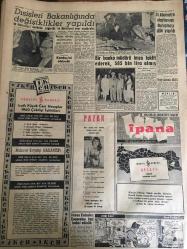 YENİ SABAH GAZETESİ 27 AĞUSTOS 1960 YIL :23 SAYI :7708---Yeni Bakanlar da Tarafsızlardan Seçiliyor : Münhallere ilk tayin yapıldı :Prof .Osman Turan Tarım Bakanı Oldu --Memurlar 10 senede  ev sahibi olabilecek ---Vali dün çeşitli şehir meselelerini izah etti ---Şoförlüğe özenen  polis kaza yaptı ---Emekli subay evleri 3 ayda  hazır olacak ---13 Yarbay ve 22 Binbaşı Kaymakam Tayin Edildi --Güle Güle ! : Siyavuşgil ---İstanbul Rehberi ---Dışişleri Bakanlığında Değişiklikler Yapıldı --Bir banka müdürü imza taklit ederek ,585 bin lira almış ---31. Kilometre olaylarının durulması dün yapıldı ---Sinema :Türk Kültür Derneği ve Cine -Clup İhtiyacımız ---Greko -Romendo iki galibiyet aldık --Milli lig de bugün dört müsabaka  var --Yüzmede kızlar dün iki Olimpiyat rekoru kırdı --Milli Lig Başlıyor --Vali Refik Tulga sporla ilgili karar be tedbirlerini açıkladı ---25 Senelik memurlar tespit ediliyor ---İnönü ile A.Türkeş arasında ihtilaf yok ---Toprak reformu komisyonu  ilk toplantı yaptı --